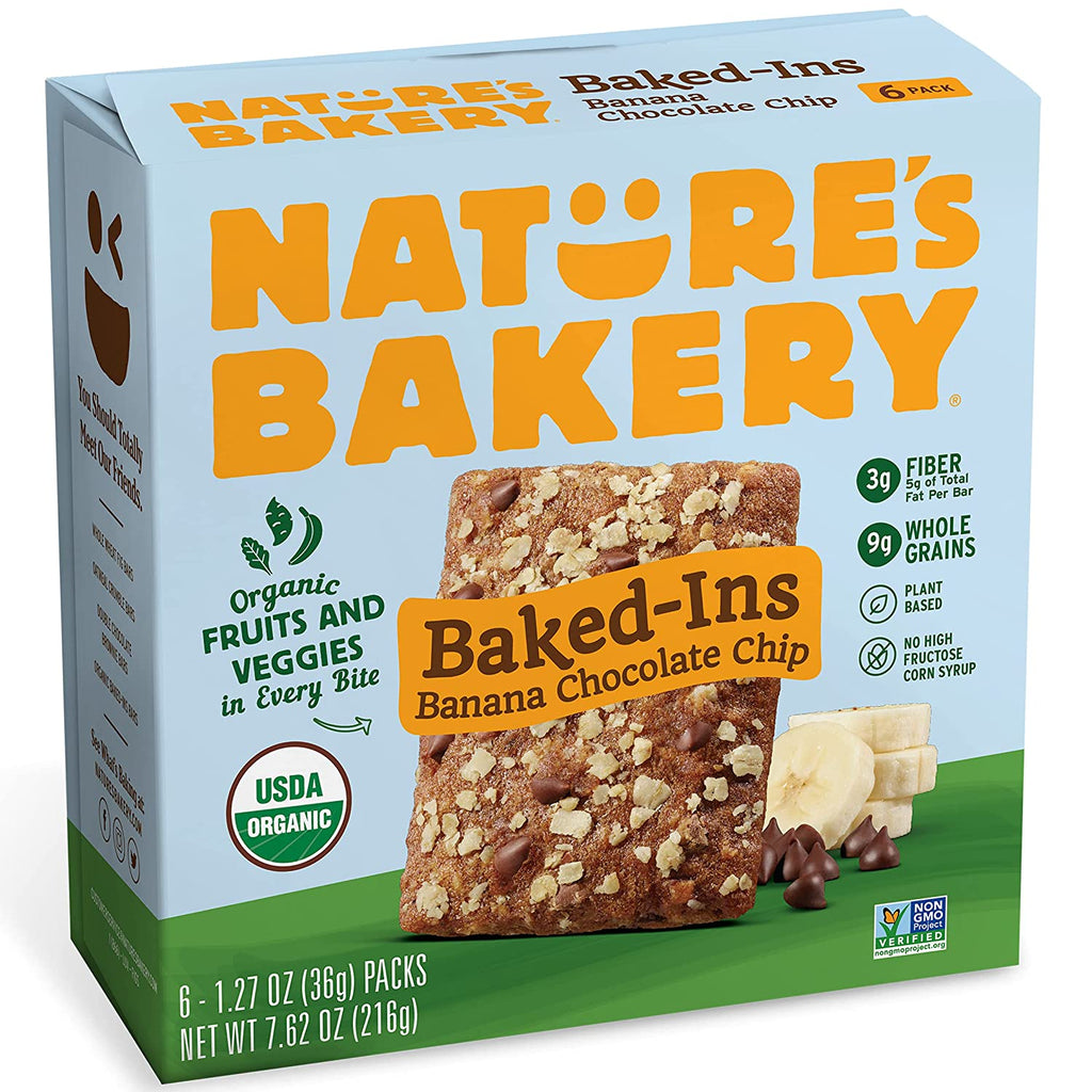 Nature's Bakery Baked-Ins Banana Chocolate Chip - Gone Running