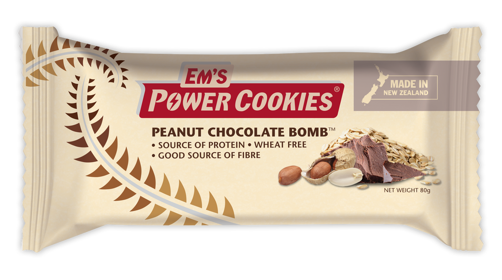 Em's Power Cookies Bar - Peanut Chocolate Bomb - Gone Running