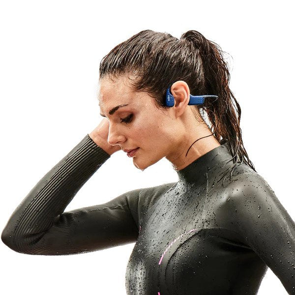Shokz OpemSwim (S700) Bone Conduction OPEN-EAR MP3 SWIMMING Headphones - Gone Running