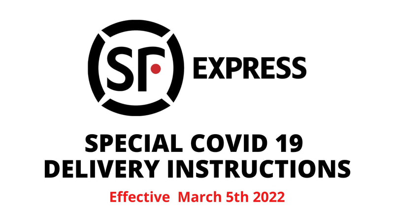 SF EXPRESS DELIVERY LOCATIONS - COVID RESTRICTIONS