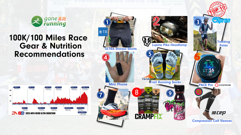 HK100 2025 ✅ TOP 10 Gear & Nutrition Suggestion