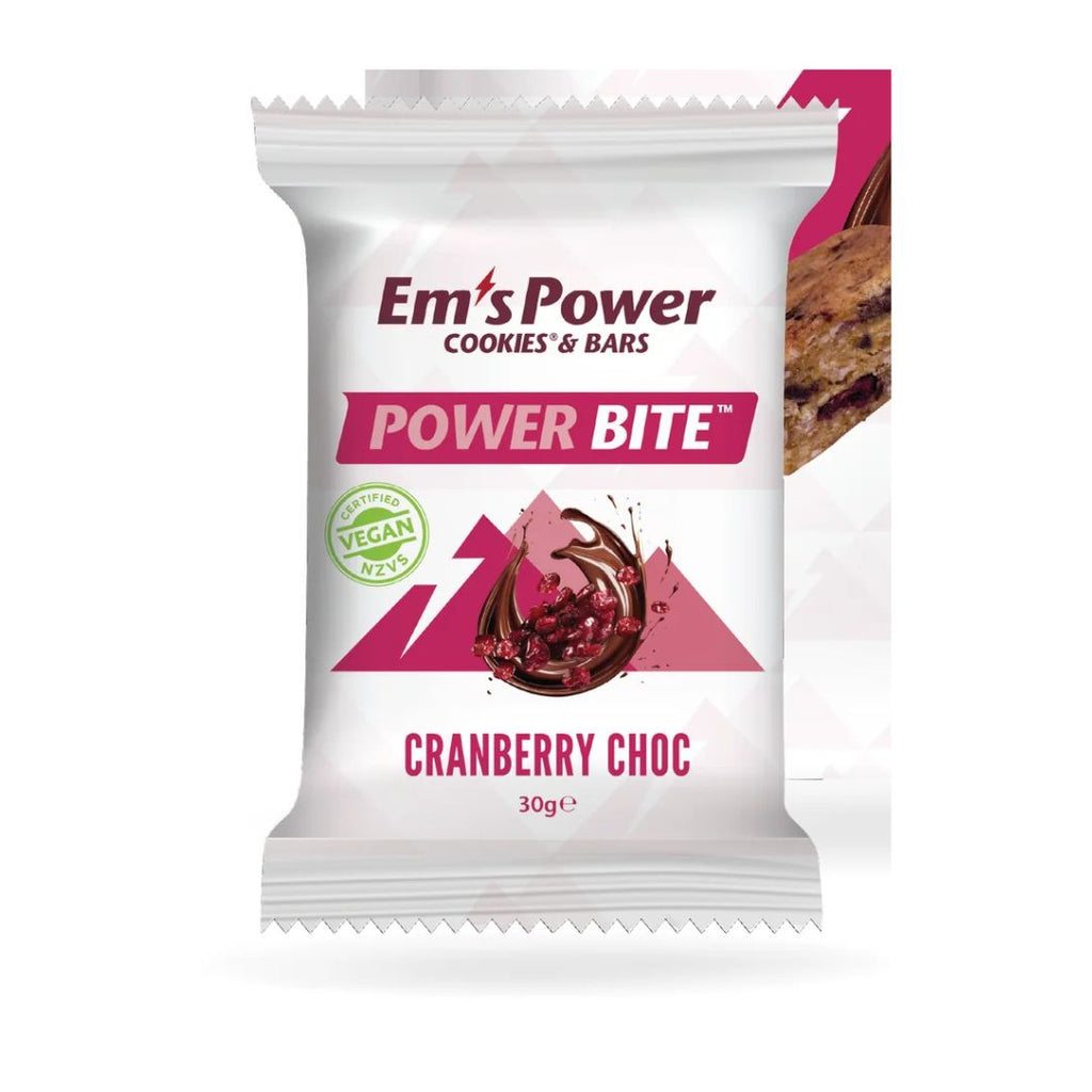Em's Power Bite (1 Bite) - Chocolate Cranberry Craze - Gone Running