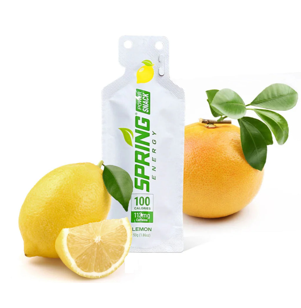 Spring Sports Nutrition - Lemon Power Snack 113mg caffeine 100Kcal