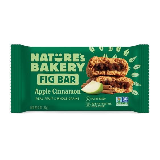 Nature's Bakery Fig Bar - Apple Cinnamon Twin Pack, Sports Bar, Nature's Bakery - Gone Running