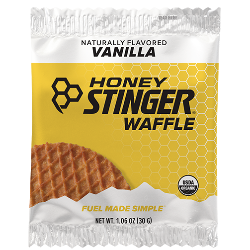 Honey Stinger Waffle - Vanilla, Sports Bar, Honey Stinger - Gone Running