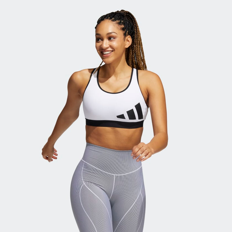 adidas - BELIEVE THIS Medium-Support Workout Logo Bra - Gone Running