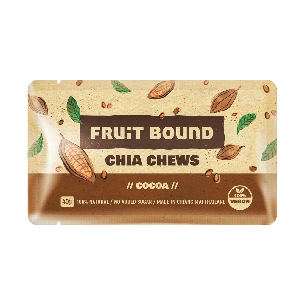 Fruit Bound - Cocoa Chia Chews - Gone Running