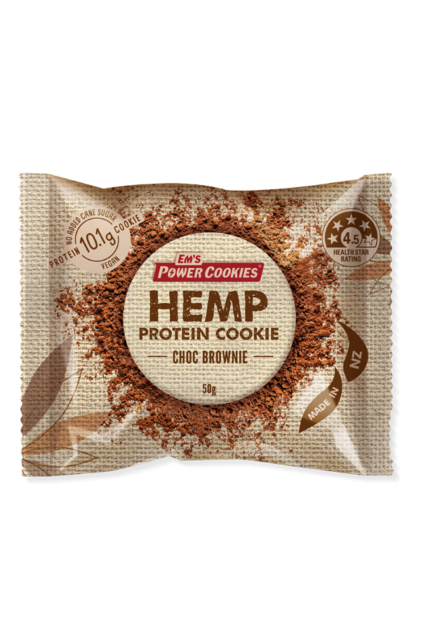 Em's Hemp Protein Cookies - Chocolate Brownie - Gone Running