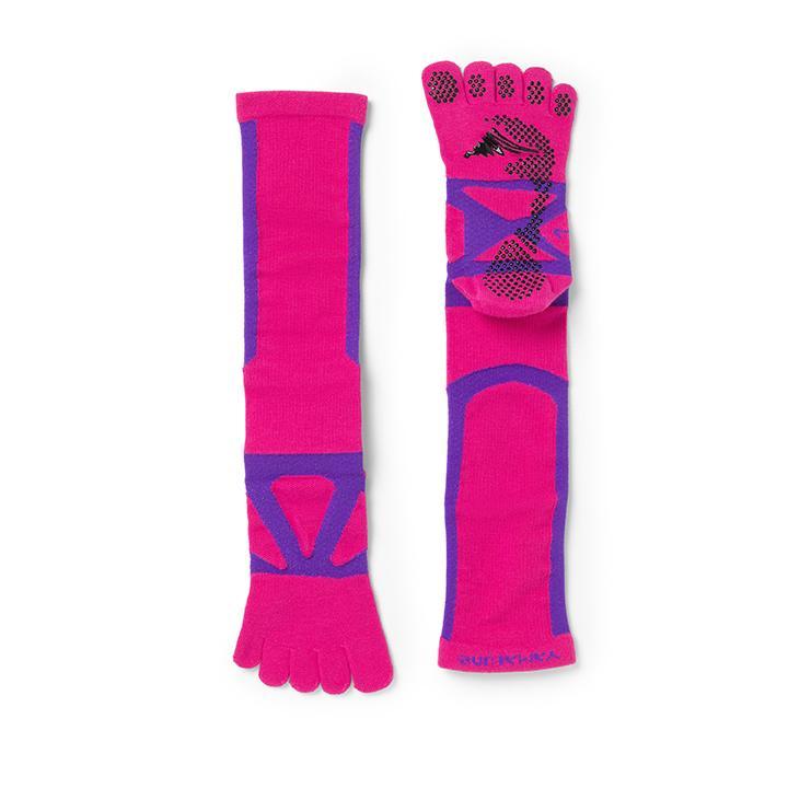 YAMAtune 5 Toe Socks -Long Length with Anti Slip Dots - Gone Running