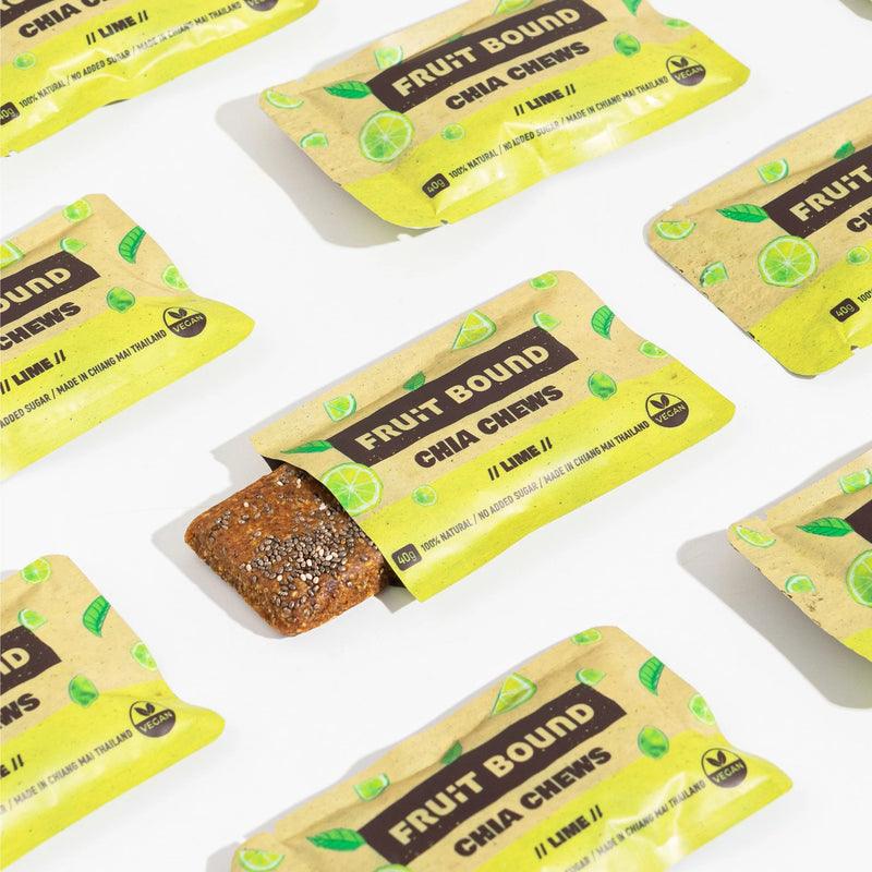 Fruit Bound - Lime Chia Chews - Gone Running