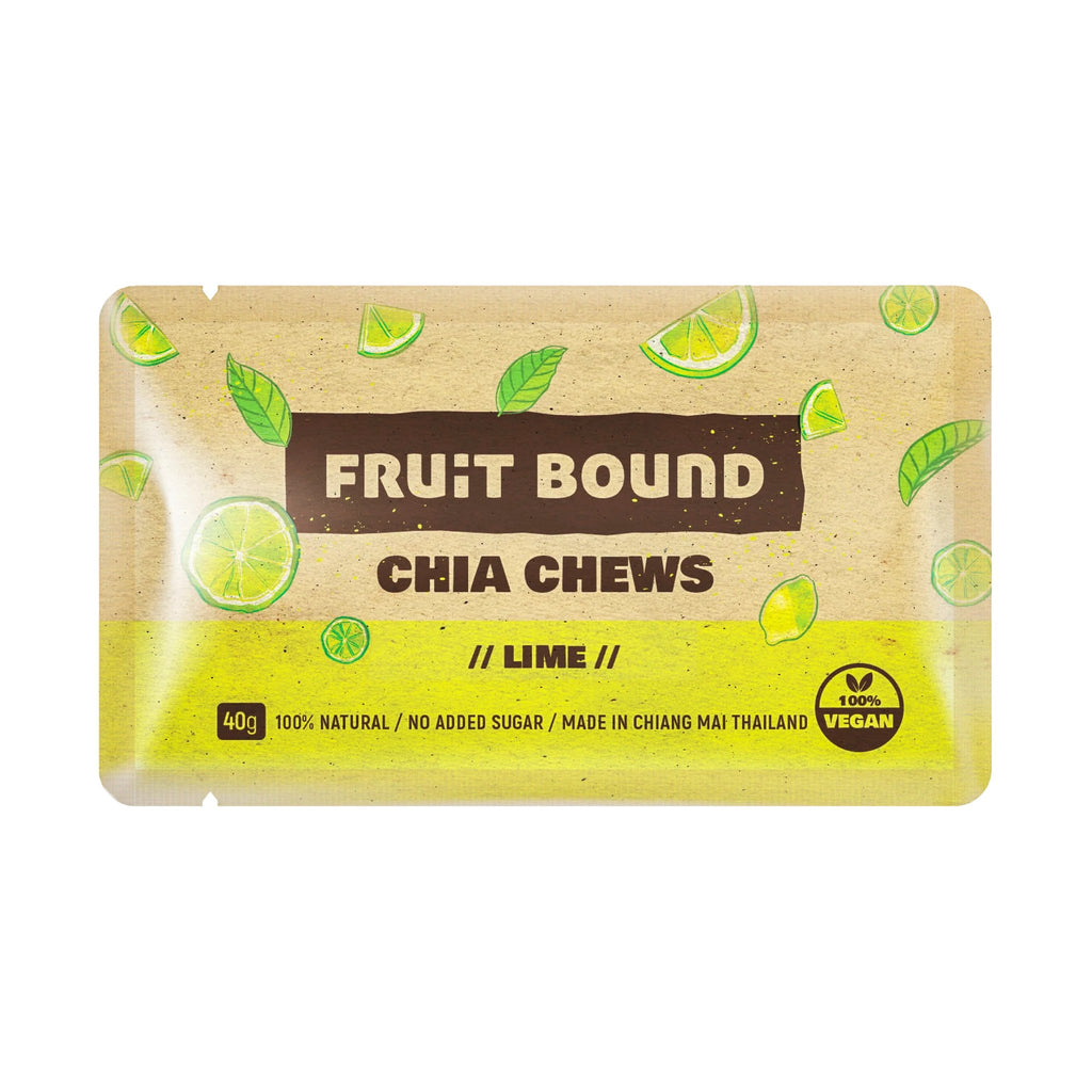Fruit Bound - Lime Chia Chews - Gone Running