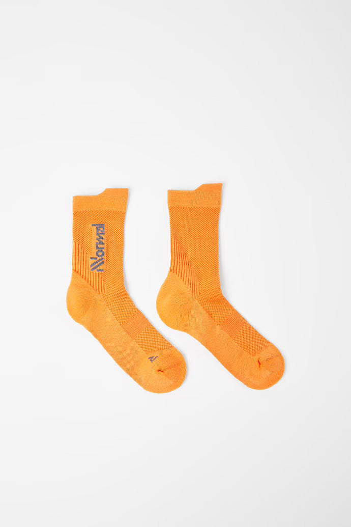 Merino Socks Orange - Gone Running