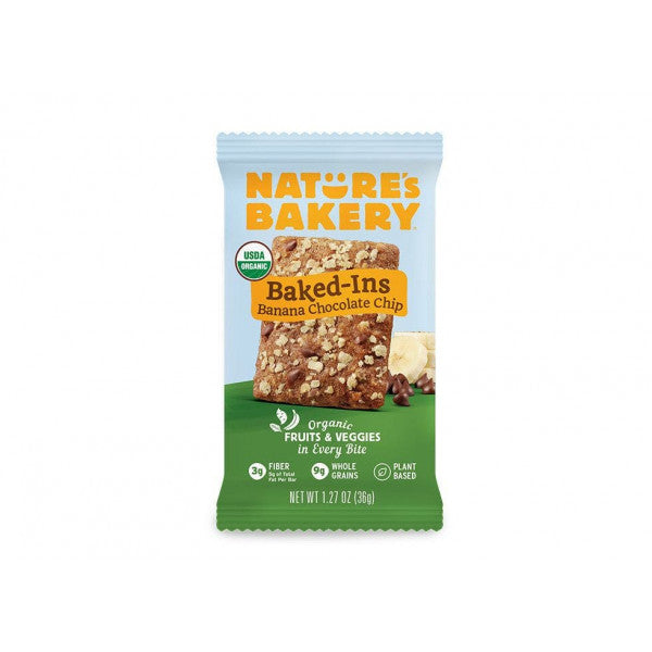Nature's Bakery Baked-Ins Banana Chocolate Chip - Gone Running