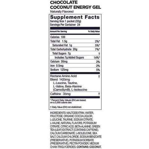 GU Roctane Energy Gel - Chocolate Coconut, Energy Gel, GU - Gone Running
