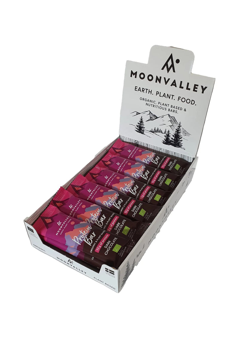 Moonvalley After Training Organic Protein Bar - Dark Chocolate - Gone Running