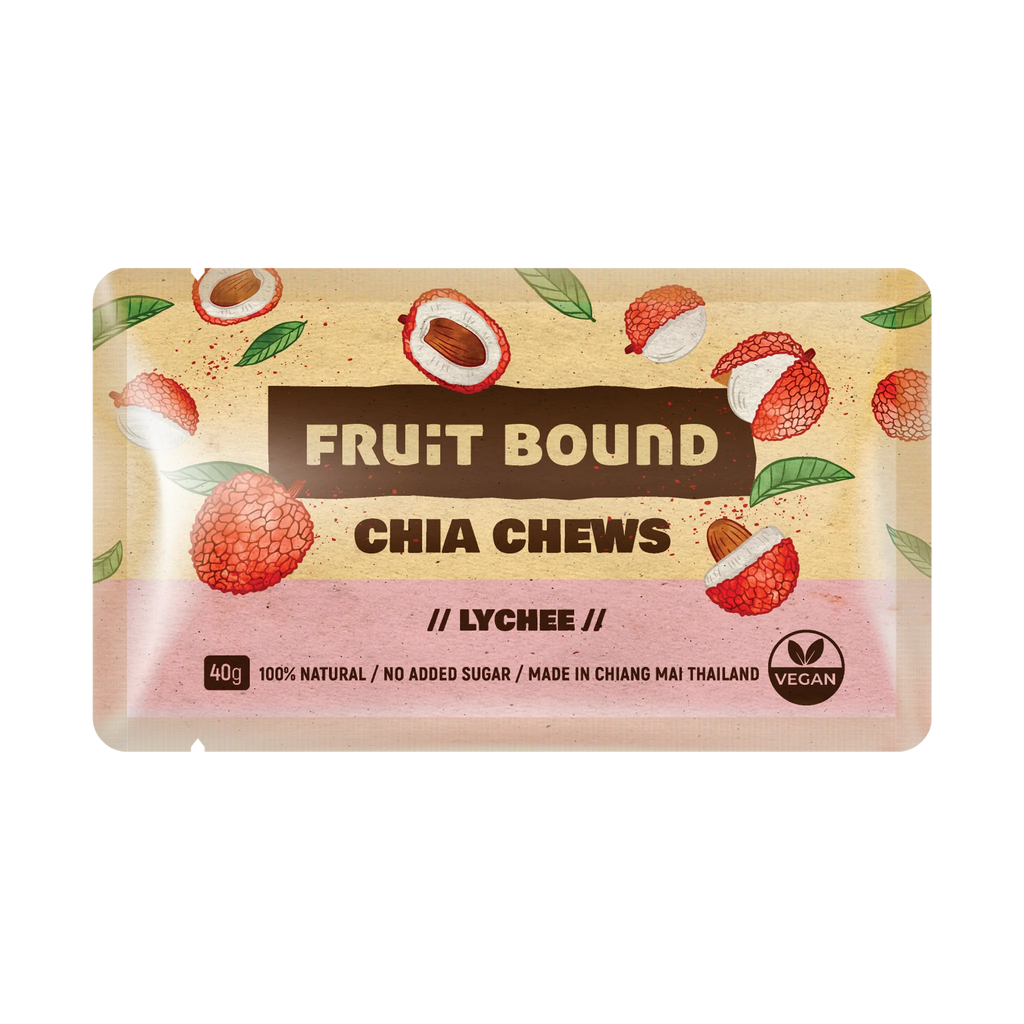 Fruit Bound - Lychia Chia Chews - Gone Running