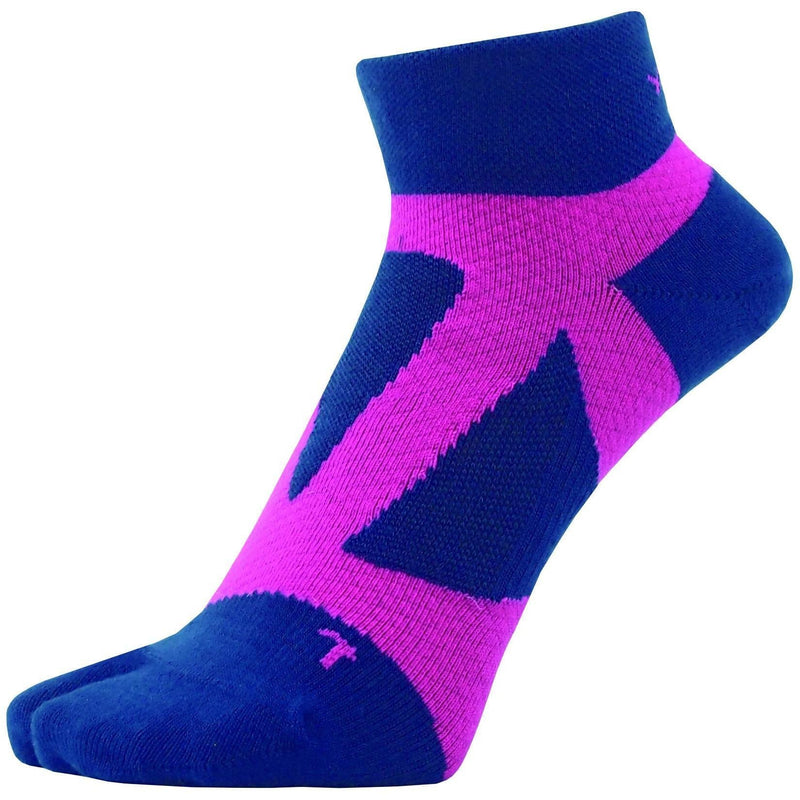 Yamatune 2 Toe Socks- Middle Length with Anti-slip Dots, Socks, Yamatune - Gone Running