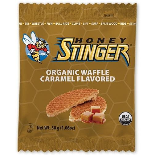 Honey Stinger Waffle - Caramel, Sports Bar, Honey Stinger - Gone Running