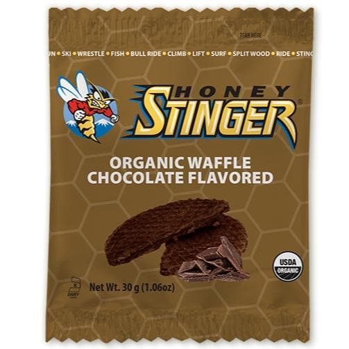 Honey Stinger Waffle - Chocolate, Sports Bar, Honey Stinger - Gone Running